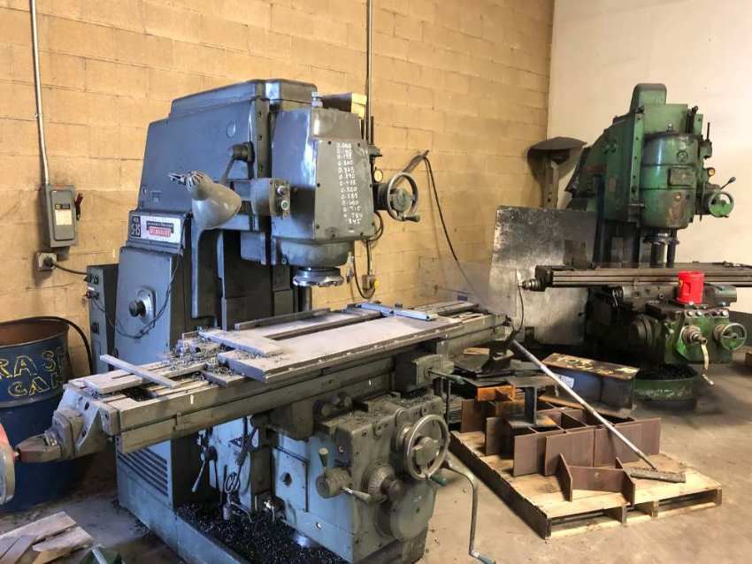 Mann's drill and mill for steel plate