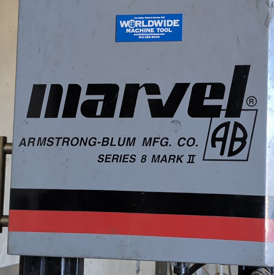Marvel Series 8 Mark II tilt-frame vertical band saw